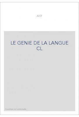 LE GENIE DE LA LANGUE CL