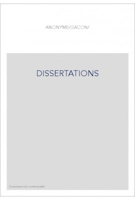 DISSERTATIONS