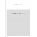 DISSERTATIONS