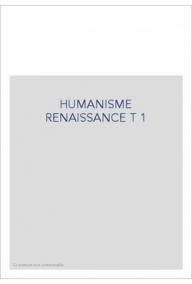 HUMANISME RENAISSANCE T 1