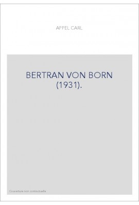 BERTRAN VON BORN (1931).