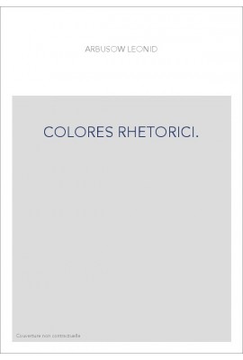 COLORES RHETORICI.