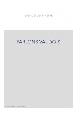 PARLONS VAUDOIS