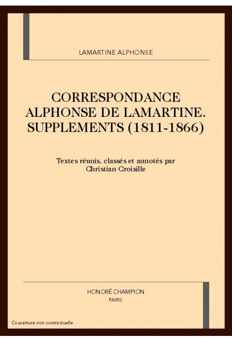 CORRESPONDANCE. SUPPLEMENTS (1811-1866)