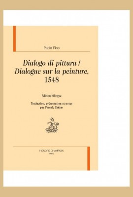 DIALOGUE SUR LA PEINTURE  DIALOGO DI PITTURA VENISE, 1548