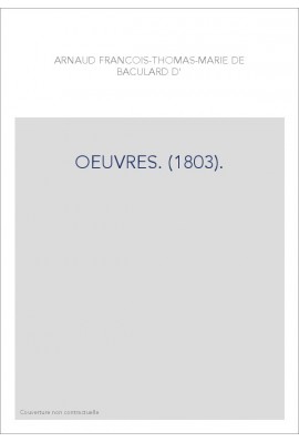 OEUVRES. (1803).