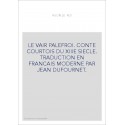 LE VAIR PALEFROI. TRADUCTION EN FRANCAIS MODERNE