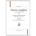 OEUVRES COMPLÈTES : 1840, LES SEPT CORDES DE LA LYRE, GABRIEL