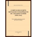 CORPUS DES ECRITS METALEXICOGRAPHIQUES DE CHARLES NODIER (1808-1842)