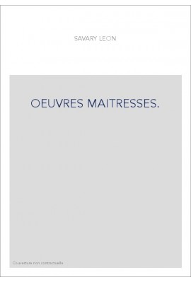 OEUVRES MAITRESSES.