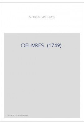 OEUVRES. (1749).