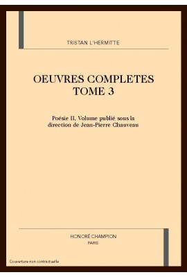OEUVRES COMPLETES TOME 3