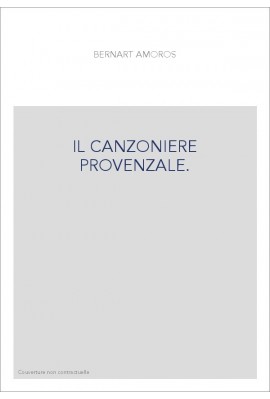 IL CANZONIERE PROVENZALE.