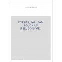 POESIES, PAR JEAN POLONIUS (PSEUDONYME).