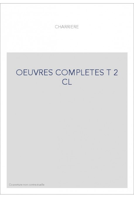 OEUVRES COMPLETES T2 : CORRESPONDANCE II (1767-1786)