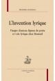 L'INVENTION LYRIQUE