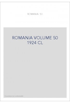 ROMANIA VOLUME 50 ( 1924 ) CL