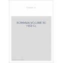 ROMANIA VOLUME 80 ( 1959 ) CL