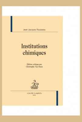 INSTITUTIONS CHIMIQUES