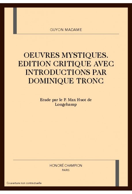 OEUVRES MYSTIQUES