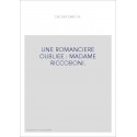 UNE ROMANCIERE OUBLIEE : MADAME RICCOBONI.