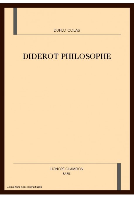 DIDEROT PHILOSOPHE