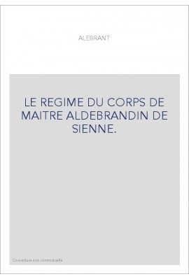 LE RÉGIME DU CORPS