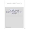 NUMEROS 1-99. (1872-1874). (TOUT CE QUI A PARU).