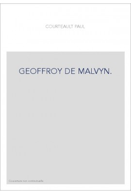 GEOFFROY DE MALVYN.