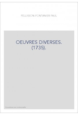 OEUVRES DIVERSES. (1735).