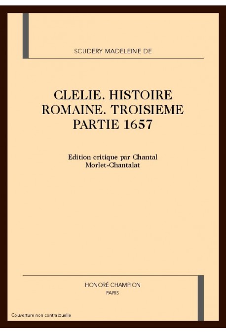 CLELIE. HISTOIRE ROMAINE. TROISIEME PARTIE. 1657