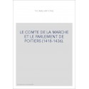 LE COMTE DE LA MARCHE ET LE PARLEMENT DE POITIERS (1418-1436).