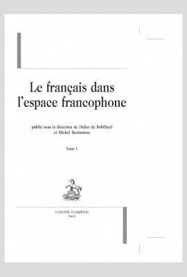 LE FRANCAIS DANS L'ESPACE FRANCOPHONE