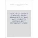 FABLIAUX OU CONTES DU XIIE ET DU XIIIE SIECLES. TRADUITS OU EXTRAITS D'APRES PLUSIEURS MANUSCRITS DU