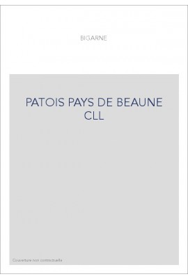 PATOIS PAYS DE BEAUNE CLL