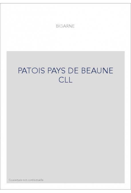 PATOIS PAYS DE BEAUNE CLL