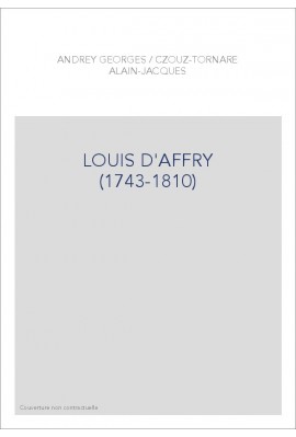LOUIS D'AFFRY (1743-1810)