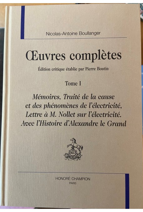 OEUVRES COMPLETES. TOME 1