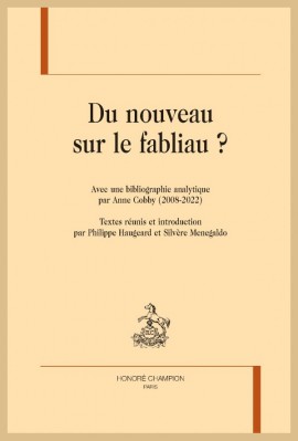 DU NOUVEAU SUR LA FABLIAU ?