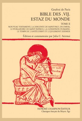 BIBLE DES .VIJ. ESTAZ DU MONDE. TOME II :  NOUVEAU TESTAMENT, LA DESCENTE DE SAINT PAUL EN ENFER,