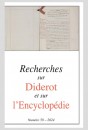 RECHERCHES SUR DIDEROT ET SUR L'ENCYCLOPÉDIE 59- 2024