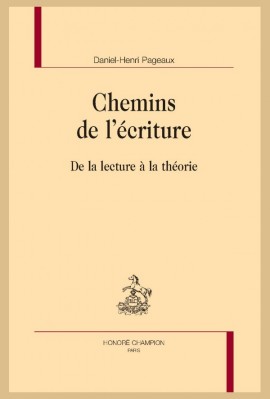 CHEMINS DE L'ÉCRITURE